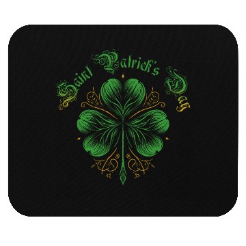 Discover Stylish Saint Patrick's Day Clover Leaf Mouse Pads