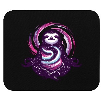 Discover Meditating Sloth - Become One with the chill Mouse Pads