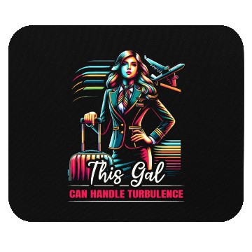 Discover Flight Attendant Aviation Cabin Crew Stewardess Mouse Pads