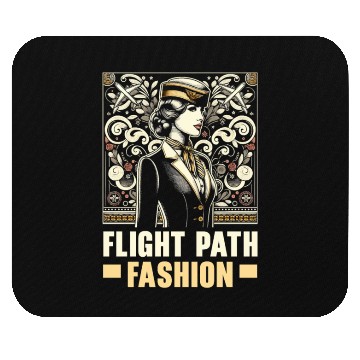 Discover Flight Attendant Aviation Cabin Crew Stewardess Mouse Pads