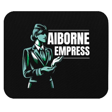 Discover Flight Attendant Aviation Cabin Crew Stewardess Mouse Pads