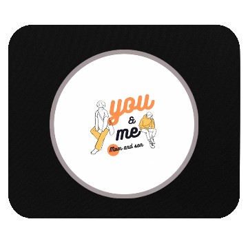 Discover Mom and son Mouse Pads