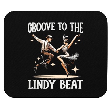 Discover Lindy Hop Dancer Swinging Dancing Swing Dance Mouse Pads