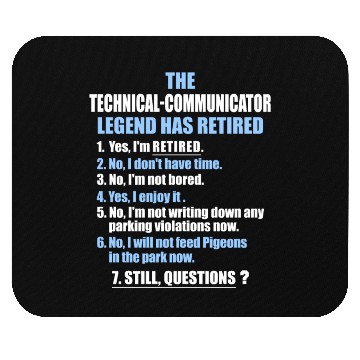 Discover Retirement gift idea Retired Mouse Pads