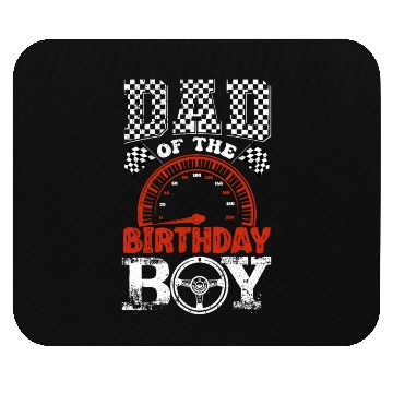 Discover Car Racing Dad of Birthday Boy Formula race Car Mouse Pads