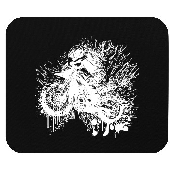 Discover Racing Motorcycle Off-road Ride Splash Style Mouse Pads