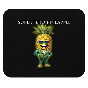 Discover Superhero Pineapple Mouse Pads