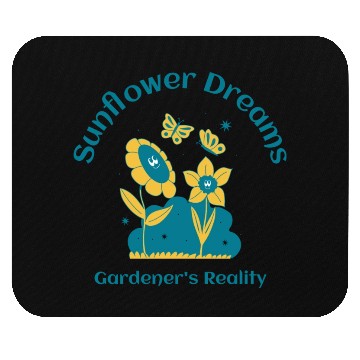 Discover sunflower dreams gardener s reality Mouse Pads