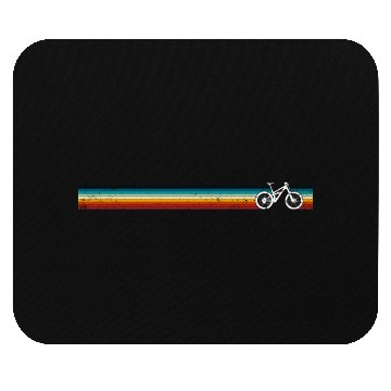 Discover Mountain bike retro Mouse Pads