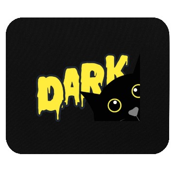 Discover "Shadowed Cat: Embrace the Mystery" Mouse Pads