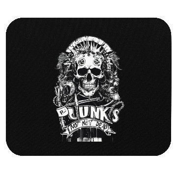 Discover Punk s not dead Mouse Pads