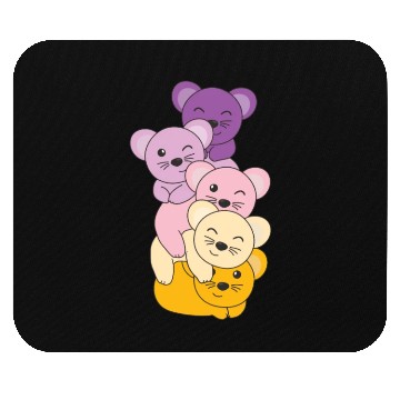 Discover Trixic Flag Pride Lgbtq Cute Mouse Mouse Pads