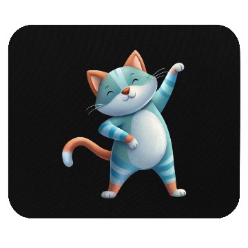 Discover Funny Cat Dabbing A Hilarious Dance Design Mouse Pads