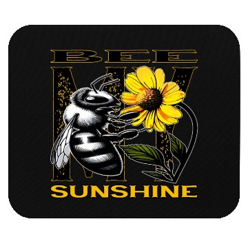 Discover Bee Sunshin, Natures Harmony Mouse Pads