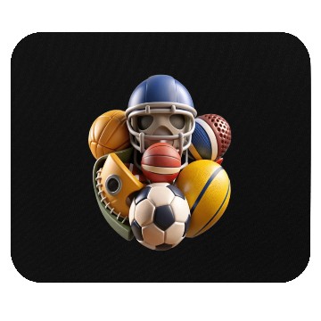 Discover Game Day All Day College Sports Mouse Pads