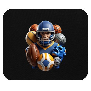 Discover Game Day Champ Representing College Athletics Mouse Pads