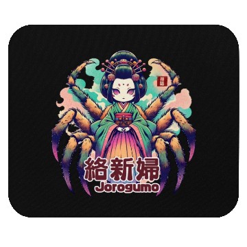 Discover Jorogumo: Japanese Spider Devil Mouse Pads
