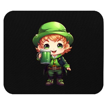 Discover Green Beer on St Patricks Day Mouse Pads