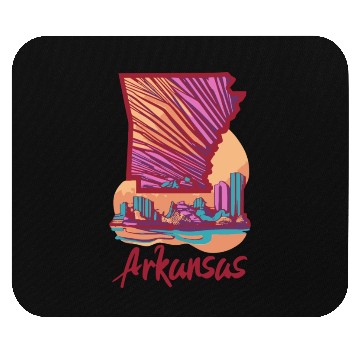Discover ARKANSAS NATURAL STATE ORANGE Mouse Pads