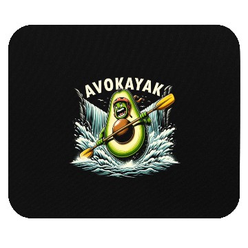 Discover Avokayak Whitewater Kayak Mouse Pads