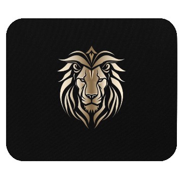 Discover Royal Golden Lion Mouse Pads