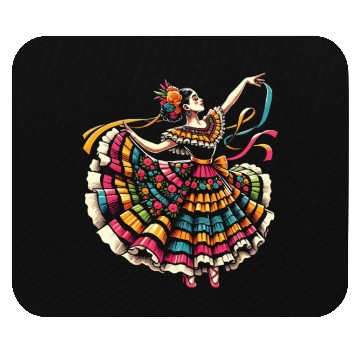 Discover Ballet Folklorico Dancer Mexico Mexican Dance Mouse Pads