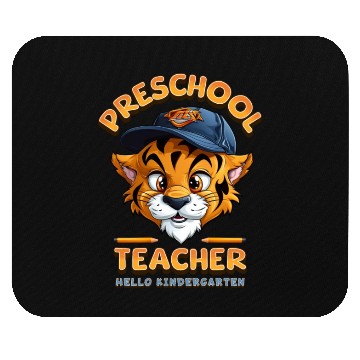 Discover Preschool Teacher Hello Kindergarten Mouse Pads