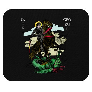 Discover St George and the Dragon Mouse Pads