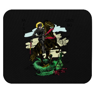 Discover St. George and the Dragon Mouse Pads