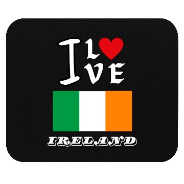 Discover I Love Ireland Mouse Pads