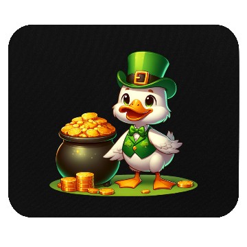 Discover St. Patrick's Day Elephant Green Mouse Pads