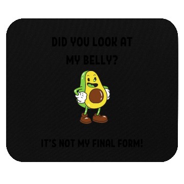 Discover avocado belly Mouse Pads