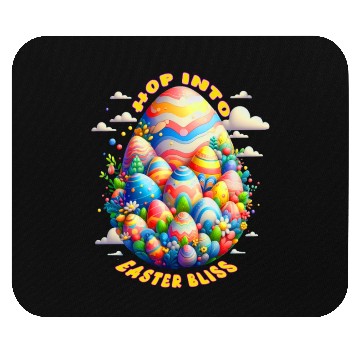 Discover Vibrant Easter Egg Design for a Festive Easter Day Mouse Pads