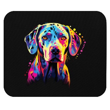 Discover Watercolor Colorful Dalmatian Mouse Pads