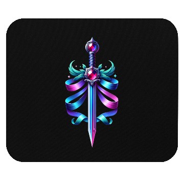 Discover Colorful Crystal Sword Mouse Pads