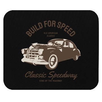 Discover Build for speed, classic speedway Mouse Pads