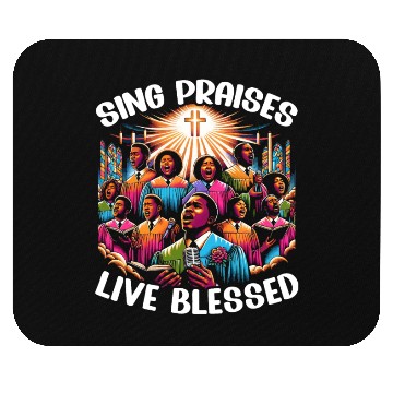 Discover Gospel Music Religious Bible Scripture Christian Mouse Pads
