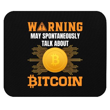 Discover Warning May Spontaneously Talk About Bitcoin Mouse Pads