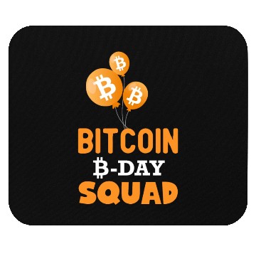 Discover Bitcoin Day Squad Mouse Pads