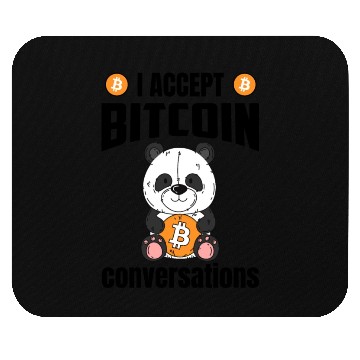 Discover Accept Bitcoin Conversations Mouse Pads