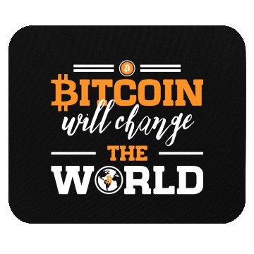 Discover Bitcoin will Change the World Mouse Pads