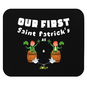 Discover Husband Wife ,Our First St Patrick's Day As Mr&Mrs Mouse Pads
