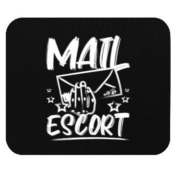Discover Funny Mail lady Mail escort Mouse Pads