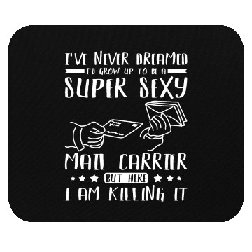 Discover Super sexy mail carrier Mouse Pads
