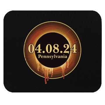 Discover Total Solar Eclipse 2024 Path of Totality Mouse Pads