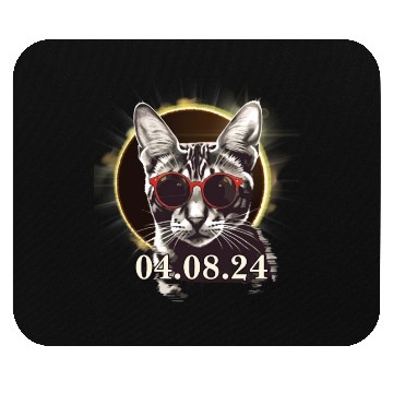 Discover Total Solar Eclipse 2024 Cool Cat Lunar Path Of Mouse Pads