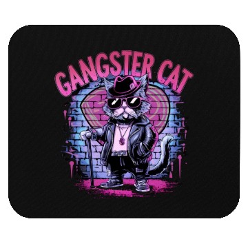 Discover GANGSTER CAT Mouse Pads