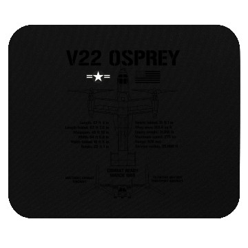 Discover V22 Osprey Attack Helicopter Specs Military V-22 Mouse Pads