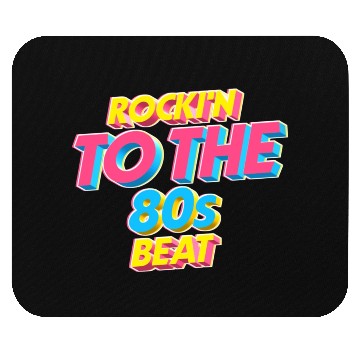 Discover Rockin to the 80s beat Mouse Pads