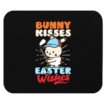 Discover Golf Easter Bunny Kisses Easter Wishes Mouse Pads